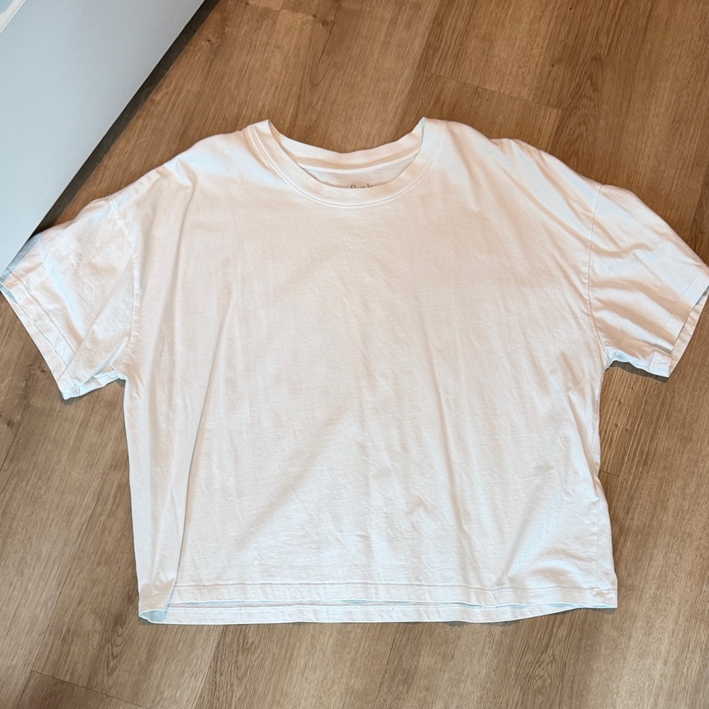 ba&sh Soft White Crewneck Tee